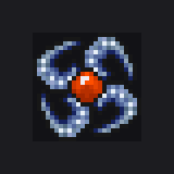 frame 877: a blue pinwheel with a red hub